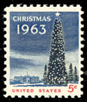 Scott #1240, 5¢ Christmas stamp of 1963
