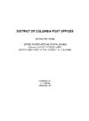 Thumbnail, Cover of District of Columbia Post Offices