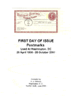Thumbnail, Cover of First Day of Issue Postmarks Used at Washington, D.C.